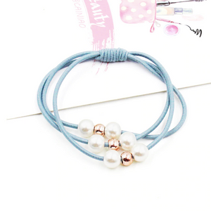 Pearl Elastic Hair Ties/Bracelets (Pack of 3)