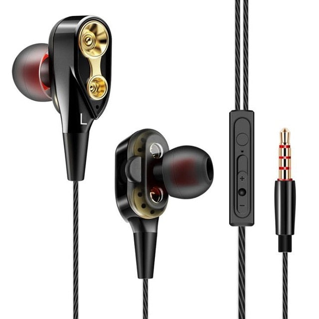 1x - XD200 Multi Driver Deep Bass Noise Isolating Professional Earbuds